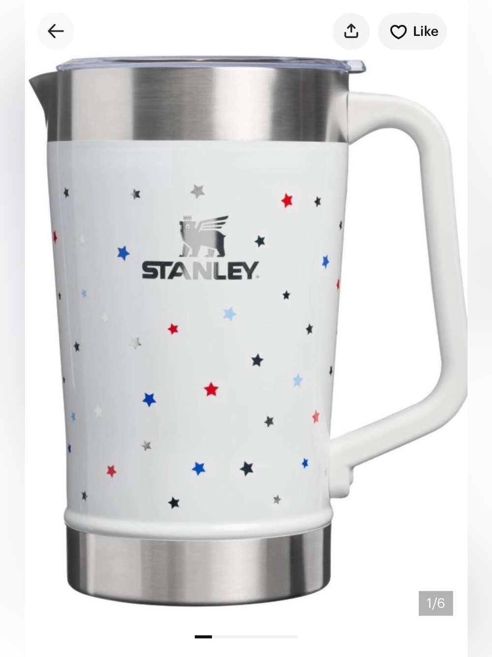 Stanley 64 oz Stainless Steel Stay-Chill
Pitcher Starry Sparkle, New 2026